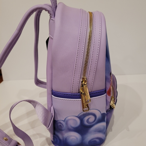 NEW Loungefly Disney Hercules Backpack Purple NWT Muses Clouds - Picture 9 of 10